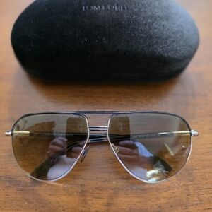 Tom Ford Aviator Sunglasses - Brown Gradient Lenses